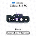 For Samsung Galaxy S10 5G Camera Main Glass Lens With Frame Replacement Part.