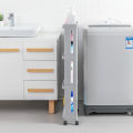 Kitchen Storage Rack For Goods Fridge Side Shelf 2/3/4 Layer Removable With Wheels Bathroom Organizer Shelf Gap Holder Rack new. 