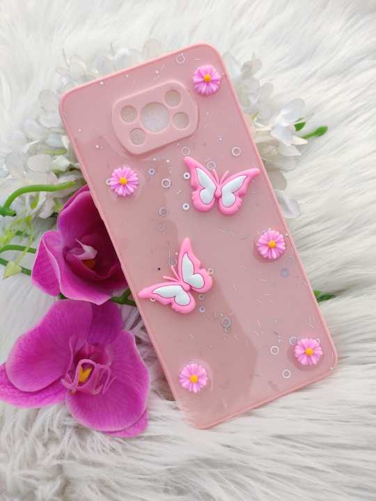 New%20ladies%20back%20cover%20For%20Xiaomi%20POCO%20X3%20/%20X3%20NFC%20/%20X3%20PRO%20-%20butterfly%20phone%20case%20-%20Image%204