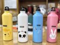 750ml Cartoon Design Colored Aluminum Water Bottle. 