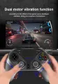 For PS4/PS3/PC/Android/IOS mobile phone Bluetooth wireless gamepad game controller with vibration programming function. 