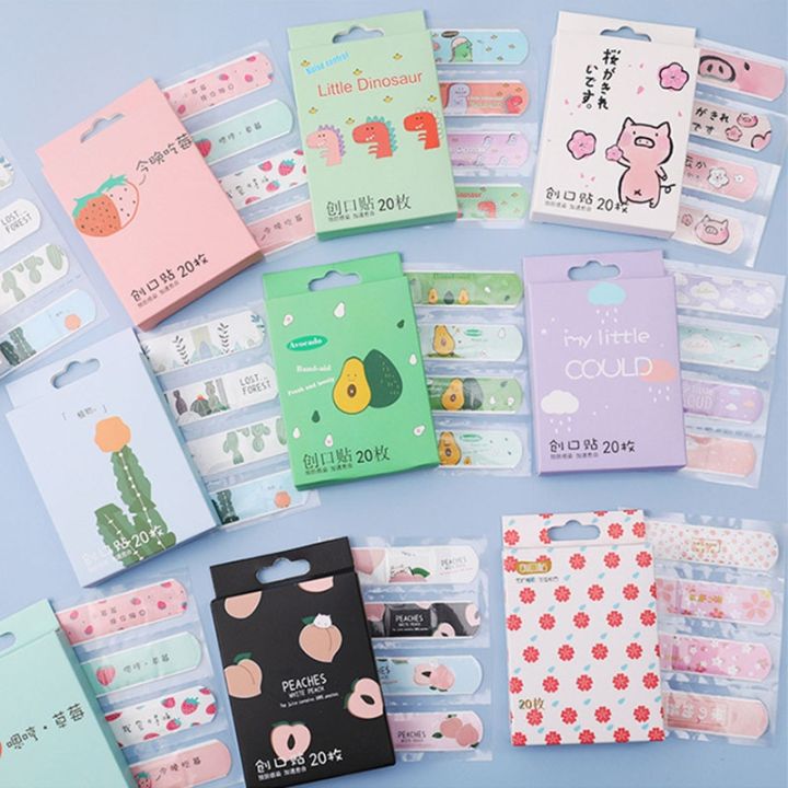 20pcs%20Cute%20Cartoon%20Patterned%20Curved%20Patch%20Wound%20Strips%20Dressing%20Adhesive%20Plaster%20Bandages%20Band%20Aid%20for%20Children%20Banditas%20-%20Image%206