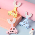 Taxi Car Toothbrush Kids Baby Silicone Toothbrush Whitening Massage Toothbrush 360 Degree Oral Teeth Cleaning Design for Toddlers and Children for Kids 2-12 Years.