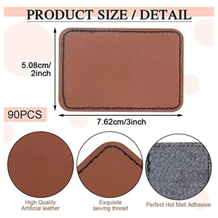 90Pcs%20Laser%20Engraving%20Blanks,%20Blank%20Leather%20Patch%20for%20Hat,%20Wear-Resistant,%20Not%20Easy%20To%20Fade%20-%20Image%206