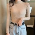 2022 Spring Autumn Turtleneck Pullovers Sweaters Basic Women Long Sleeve Korean Slim Sweaters Casual Jumper Female Knitted Top.