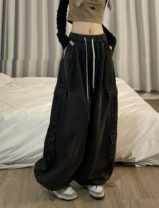 Grunge%20Hot%20Girl%20Vintage%20Big%20Pocket%20Oversized%20Baggy%20Cargo%20Jeans%20Femme%20Elastic%20Waist%20Straight%20Wide%20Leg%20Pants%20Denim%20Trousers%20women%20-%20Image%207