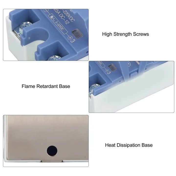 %E3%80%90Must-Have%20Style%E3%80%91%20Control%20Relay%20Single%20Phase%20Solid%20State%20Relay%203-32V%20Input%2012-220V%20Output%2025A%20Load%20Current%20High%20Strength%20Screw%20for%20Machinery%20Equipments%20-%20Image%202