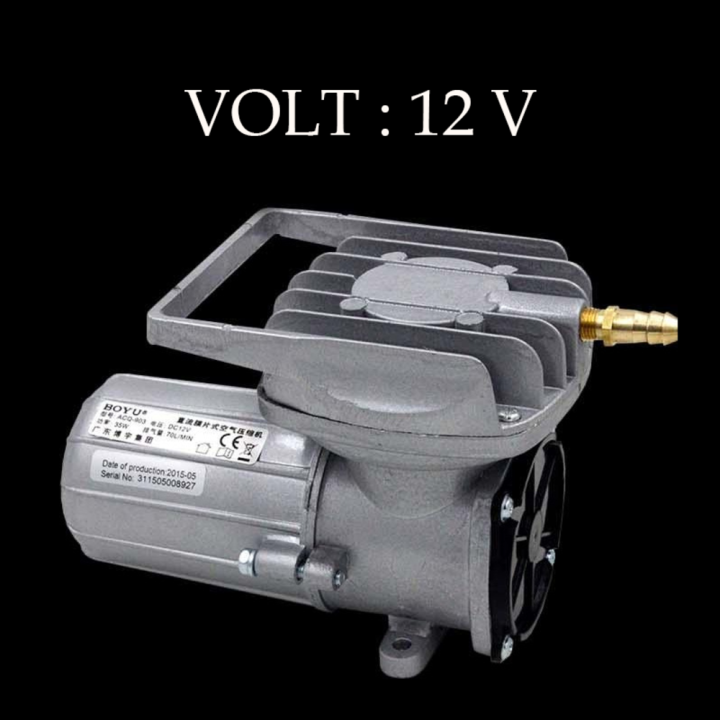 HEALiNK DC 12V 160LPM/Min 2536GPH 120W bombas de aire acuario acuicultura peces pood compresor de presión aireador