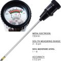 High Accurancy Soil Moisture Meter Soil PH Tester Portable Garden Agricultural Planting Soil Detector Soil Moisture Test Tool Handheld Soil PH Detect Device.