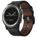 26mm Leather Texture Watch Band For Garmin D2 Charlie. 