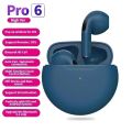 For Xiaomi iPhone Huawei Samsung TWS Pro6 Bluetooth Earphone Headphones Noice Cancelling Earbuds With Mic Pro6 Wireless Headset_Prime Hut.