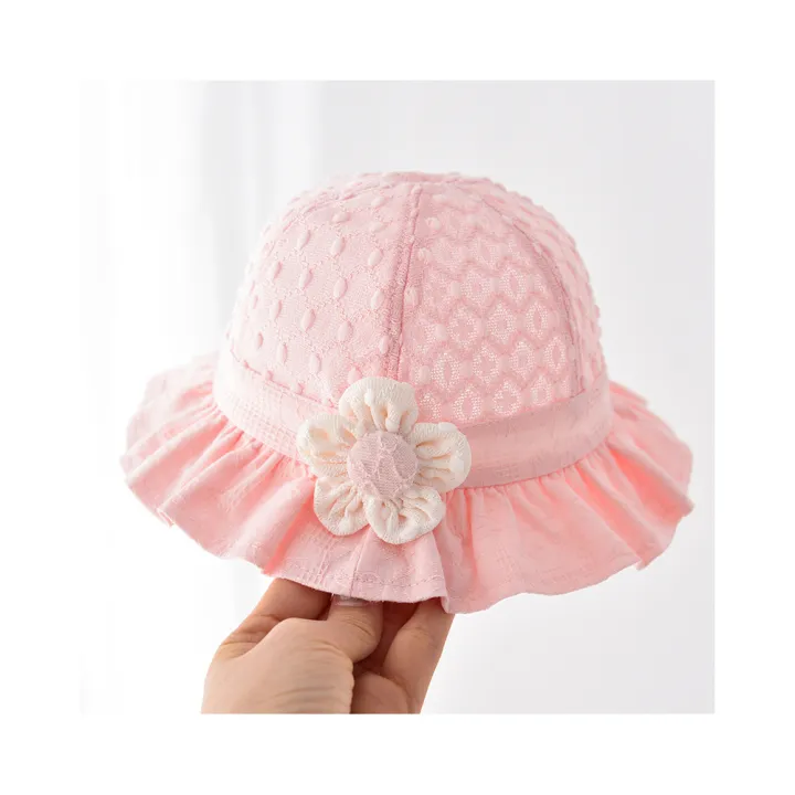 DSstyles%20Baby%20Girls%20Summer%20Sun%20Hat%20Casual%20Breathable%20Flower%20Bucket%20Hat%20Toddler%20Cute%20Ruffle%20Brim%20Beach%20Cap%20-%20Image%202