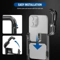 NEEWER 16 Pro/Pro Max Cage Quick Release Video Rig Phone Stabilizer Compatible with iPhone 16 Pro Max with 67mm Filter Adapter. 