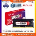 FLYJIE DDR4 8GB 2400MHz PC4-19200 CL17 1.2V 260Pin SO-DIMM Laptop Ram. 