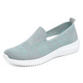 Shoes for women in the spring, new one-footed mom shoes, middle-aged and elderly women's shoes, soft-soled casual lazy shoes.