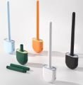 Silicone Bathroom Brush Toilet Cleaner With Holder Set Wc Borstel. 