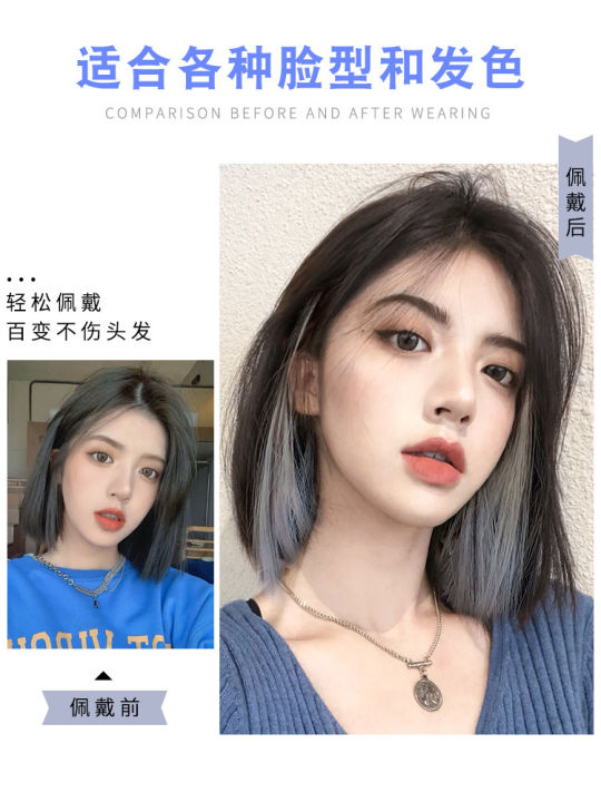 Hanging%20Ear%20Hair%20Dye%20Piece%20Highlight%20Wig%20Set%20Women's%20Long%20Hair%20One%20Piece%20Color%20Hair%20Piece%20Invisible%20Hair%20Extension%20Simulation%20Wig%20Patch%20-%20Image%203