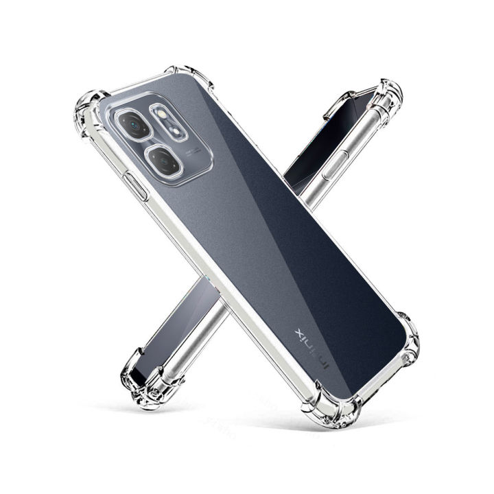 Infinix Hot 50i, Smart 9, X6531 Premium Soft TPU Silicone Case Crystal Clear Transparent Ultra Thin Protective Mobile Phone Back Cover
