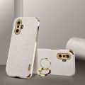 xprmy for Xiaomi Redmi K40 Gaming Phone Case Crocodile Leather Texture Electroplated Frame Camera Protection Soft TPU Shockproof Full Protection Back Cover.