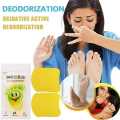 10 Pcs Foot Lemon Flavor Removing Smelly Patch Shoe.