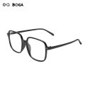 OQ BOGA 2 Colors Women Outdoor Fashion Decorate Square Frame Glasses Female Eye Protection Plastic Full Rim Eyewear.