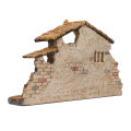 Christmas Manger Shed Statue, Nativity Scene Exquisite Workmanship for Gifts.