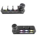 3 Keys Knob RGB Gaming Keyboard Programming Keypad Mini Mechanical Keyboard Custom Keyboard Macro Keyboard. 