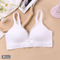 Women bra No Wire Underwear Women French Triangle Cup Lace bra 1/4 CUP BC CUP. 