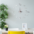 Creative 3D Acrylic Mirror Stickers Wall Clock DIY Digital Clock Quartz Needle Horloge Modern Design Living Room Home Decor 1Pcs. 