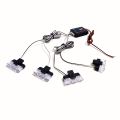 Red Blue Yellow LED Car Front Grille Strobe Light Police Emergel ncy Flash Warning Lights Vehicle bumper Stroboscopes Signal Lamp. 