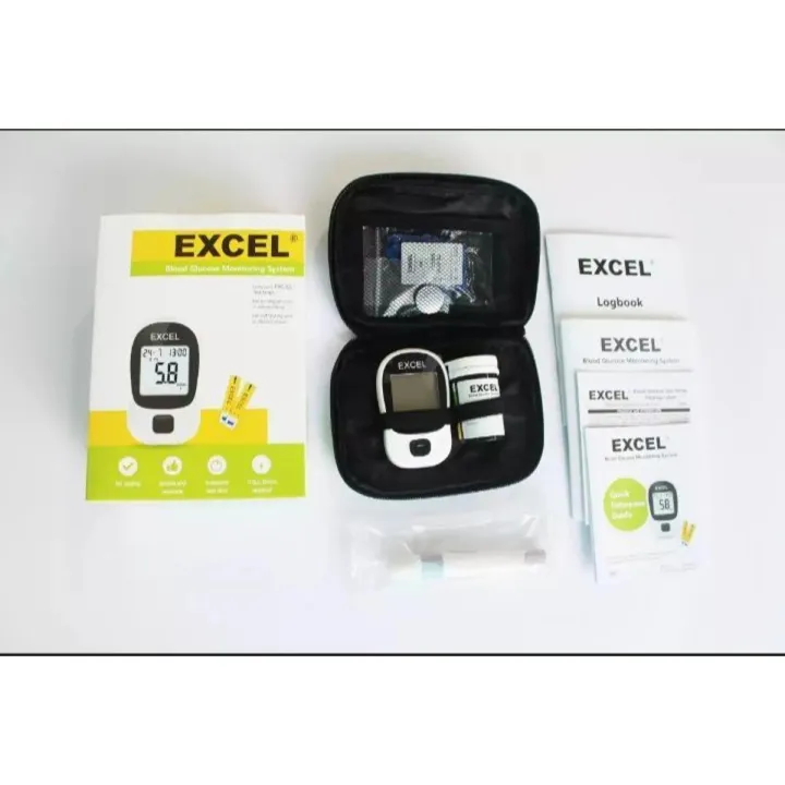 Excel Blood Glucose Monitoring System Glucometer | Daraz.com.bd
