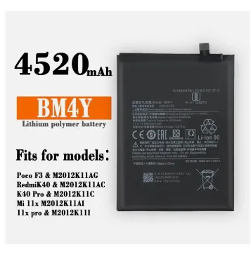Authentic  New 4520mAh BM4Y Xiaomi Poco F3 Redmi K40 Pro K40 Pro Batteries