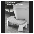 Toilet Squat Stool Home Adult Bathroom Accessories Removable Non-Slip Toilet Seat Stool Grey.