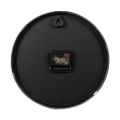 Modern Silent Wall Clock for Home Office Kitchen (25cm, Silver).