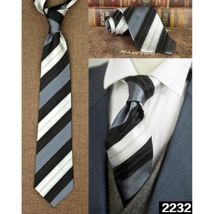 Ties Unusual Pattern Checked Abstract Polka Dots Stripes 100% Silk Jacquard Woven Fashion Brand New Casual Formal Party