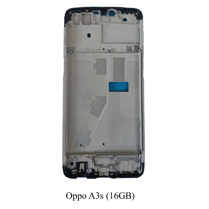 Oppo%20A3s%20CPH1803,%20CPH1853,%20CPH1805%20Only%20Front%20LCD%20Frame%20Middle%20Chassis%20Housing%20(Black)%20-%20Image%205