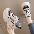 Rimocy Hidden Heels Sneakers for Women Breathable Mesh Platform Sports Shoes Woman Mix Color Height Increasing Casual Shoes House Foocus. 