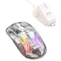Rechargeable Wireless Mouse RGB Light Transparent Shell Bluetooth Mouse with 2.4GHz USB Gaming Wireless Mouse Laptop Accessories. 