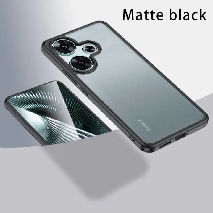 Matte%20Frosted%20Transparent%20ice%20Crystal%20Shockproof%20Case%20for%20Xiaomi%20Redmi%20Turbo%203%20Rugged%20Protective%20Armor%20Cover%20for%20Poco%20F6%20Case%20-%20Image%207