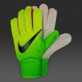 Football Hand Gloves - Yellow and Green. 