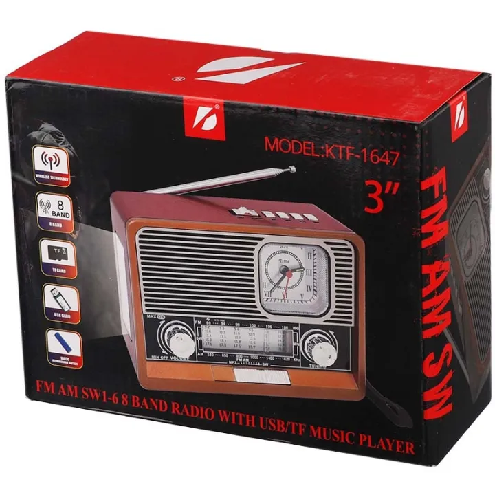 KTF-1647%20Bluetooth,%20AUX,%20USB,%20TF%20Card%20&%20FM/AM/SW%208%20Band%20Radio%20Supported%20Speaker%20With%20Clock%20&%20LED%20Flashlight%20-%20Image%207