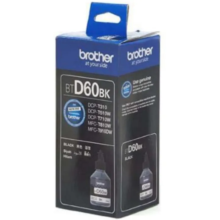 Brother BT-D60BK Refill Ink upto 7500 Pages Print Capacity for DCP-T310, DCPT510W, DCPT710W, MFCT810W, MFCT910DW, MFC-T4500DW, HL-T4000DW, DCP-T220, DCP-T420W, DCP-T720DW, DCP-T820DW, MFC-T920DW, DCP-T520W