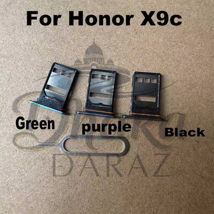 For%20Honor%20X9c%20Sim%20Tray%20Micro%20SD%20Card%20Slot%20with%20Sim%20Ejector%20Pin%20Replacement%20Part%20-%20Image%205