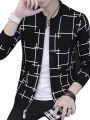 BLACK COLOUR COTTON LONG SLEEVE CASUAL WNTER JACKET FOR MEN. 