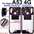 Oppo A53 Full Body Housing LCD Frame, Middle Frame and Back Panel. 