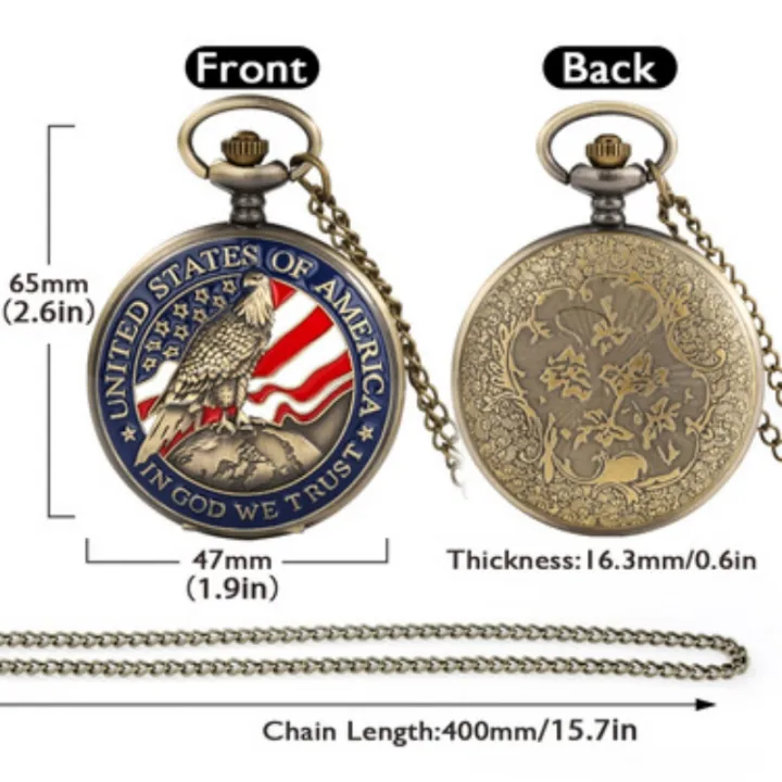 Classic%20American%20Presidential%20Torch%20Eagle%20Free%20Design%20pocket%20Watch%20for%20men%20and%20women%20Vintage%20quartz%20Arabic%20numerals%20-%20Image%207