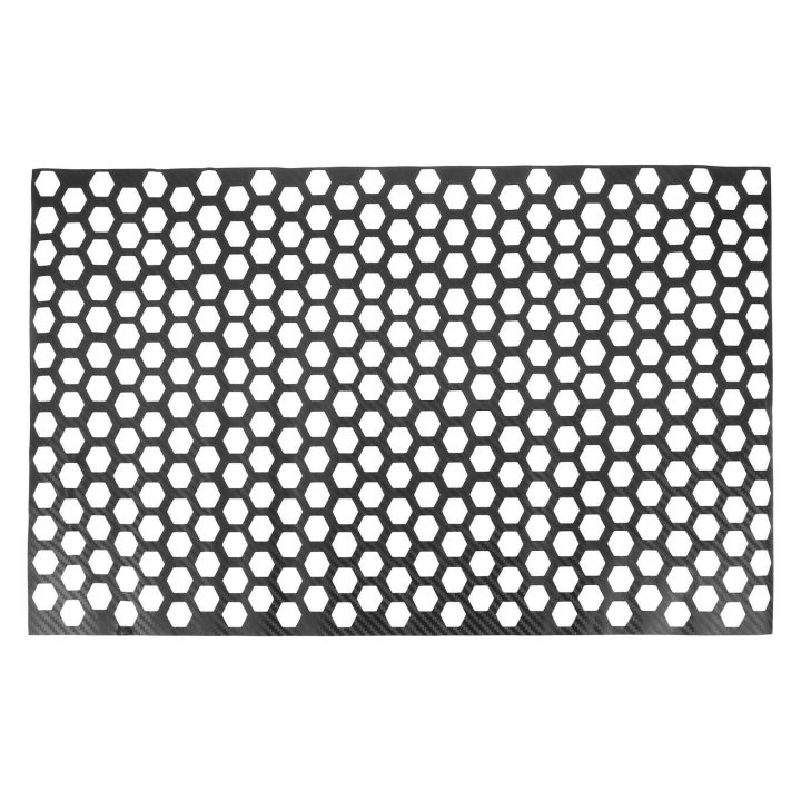Car Rear Tail Light Lamp Stickers Honeycomb Type Decal Carbon Fiber Style 48 x 30cm