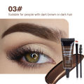 Professional Henna Eyelash Eyebrow Dye Tint 15-minute Fast Tint Easy Dye Gel Eyelash Kit Semi Permanent Eyebrows Tint Dye Makeup. 