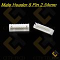 2Pcs 8 Pin Male Header Female Housing JST XH Male Header 8 Pin 2.54mm Pitch Male Connector For Electronics Projects PCB Mount Circuit Breadboard Friendly DIY.