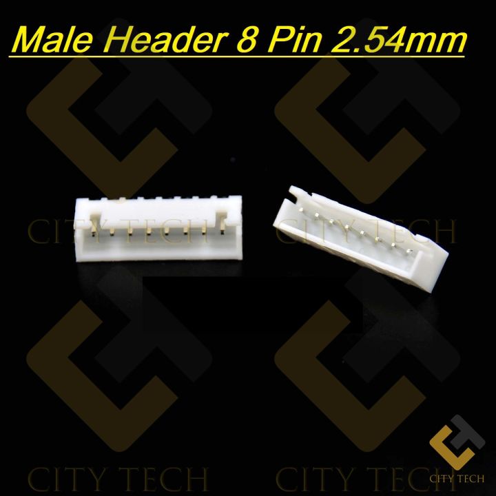 2Pcs 8 Pin Male Header Female Housing JST XH Male Header 8 Pin 2.54mm Pitch Male Connector For Electronics Projects PCB Mount Circuit Breadboard Friendly DIY